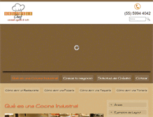Tablet Screenshot of cocinasindustriales.com